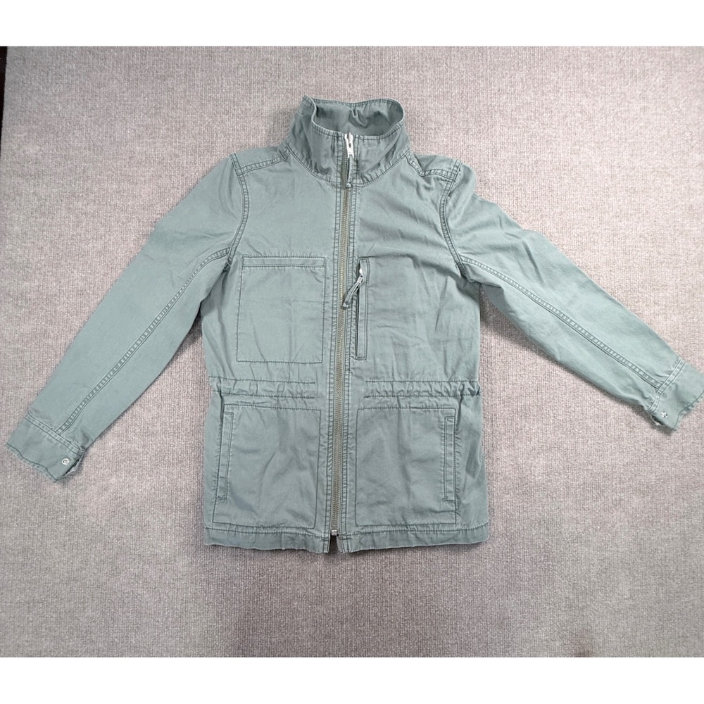 Madewell Fleet Jacket Sage Green Cotton Utility Field Coat C3394 Womens Small